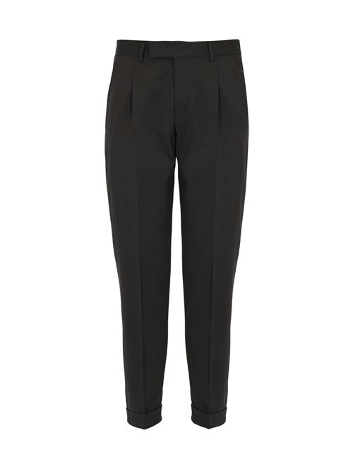 Pantalone in misto lana con pinces Testa di moro PT TORINO | RFZAZ40FWD MA370190